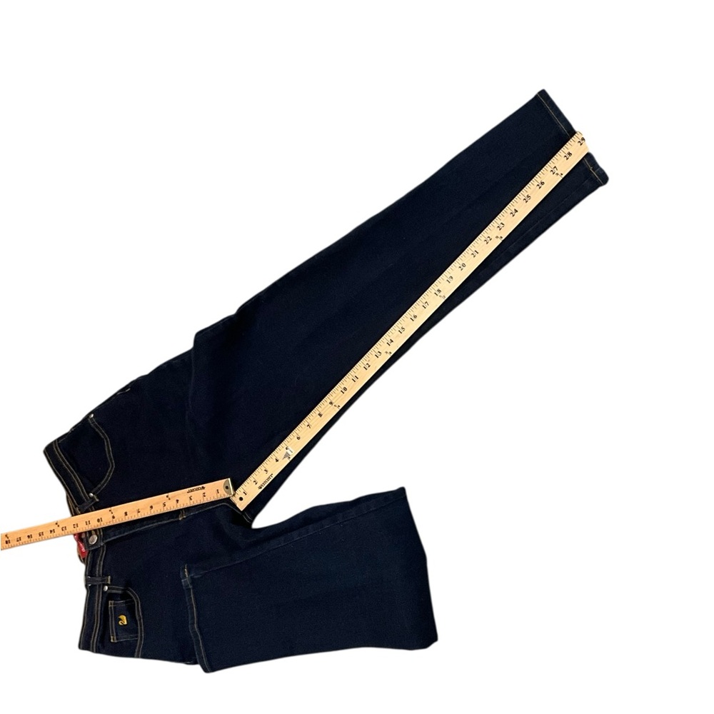 VNTG Gloria Vanderbilt Swan Logo Dark Designer Jeans - Picture 5 of 6